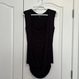 Large Black Jessica Simpson Top with Cowell Neck